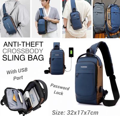 Anti-Theft Crossbody