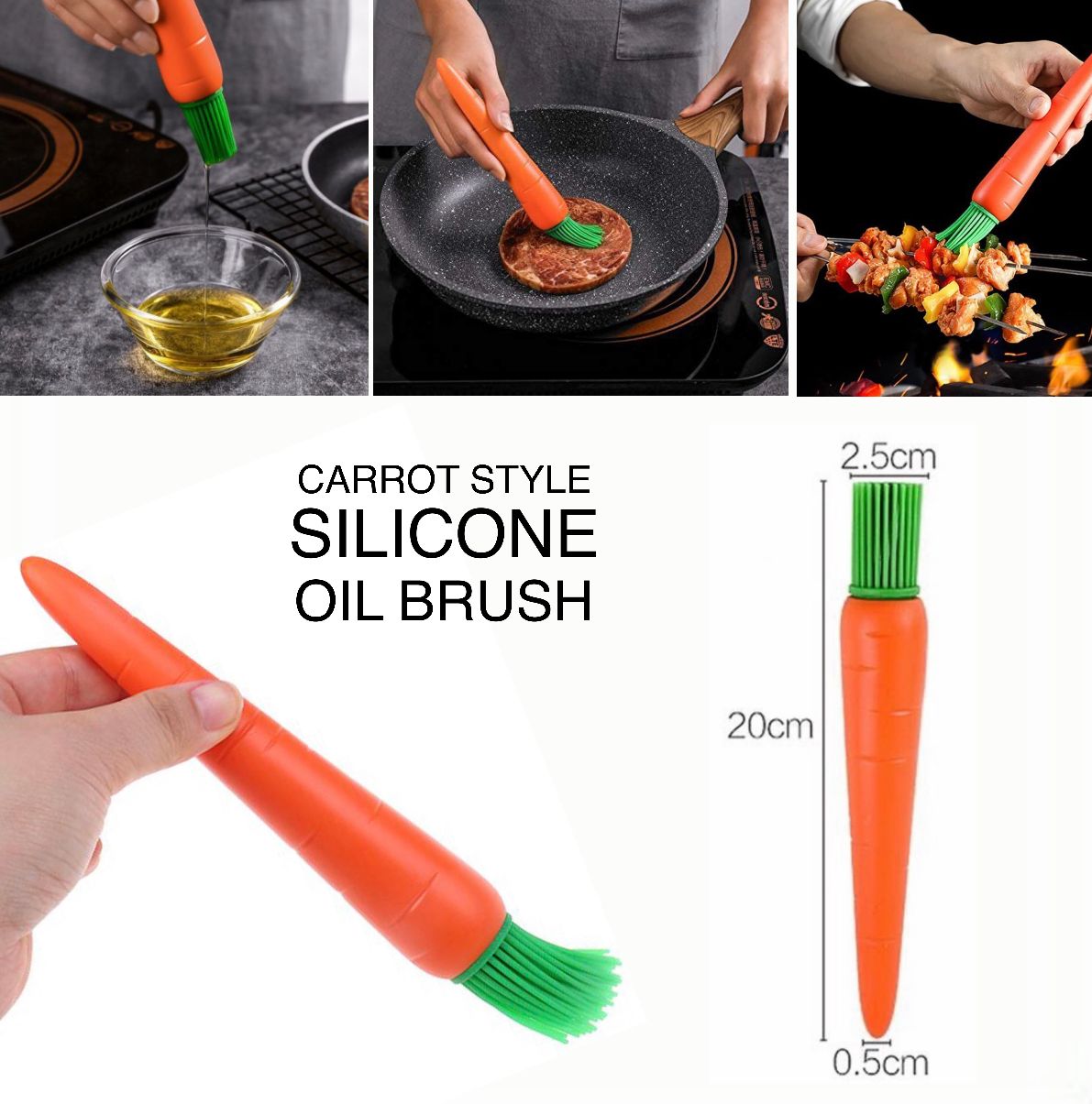Carrot Oil Brush