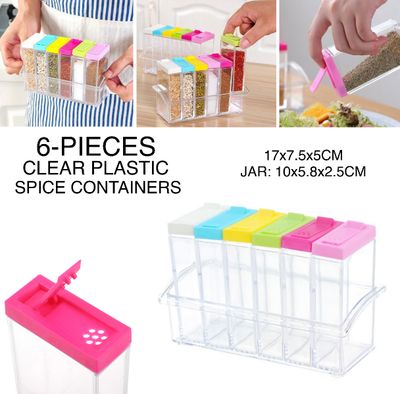 Colorful Spice Jars