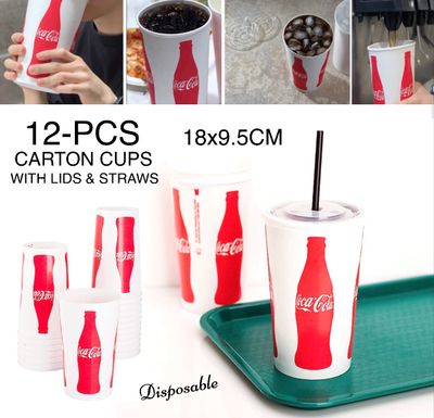 Cola Carton Cups 18cm