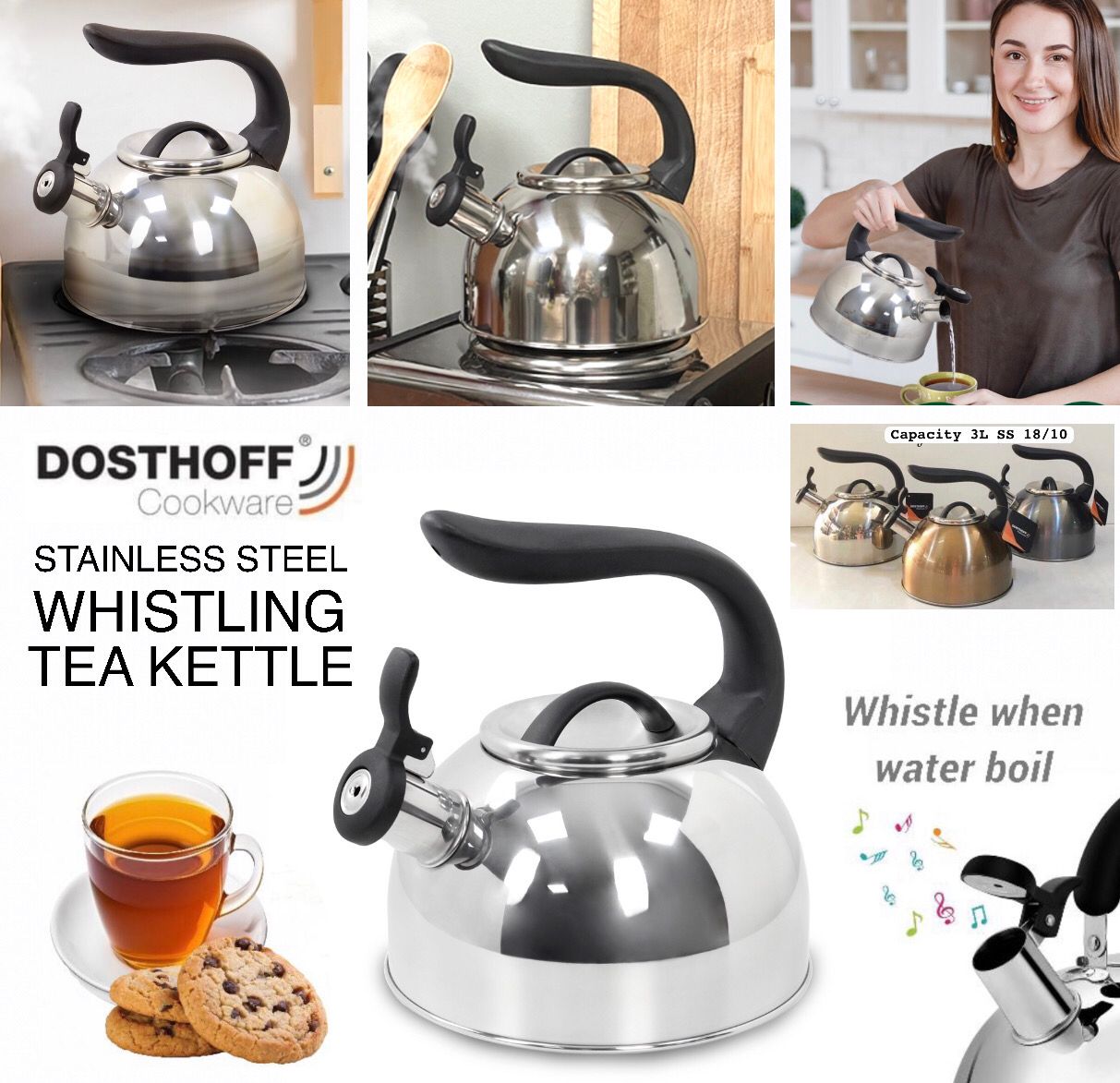 Whistling Kettle 3L