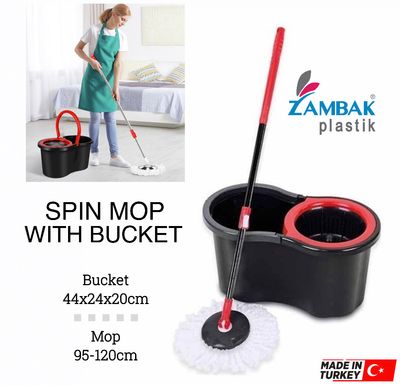 Spin Mop With Bucket