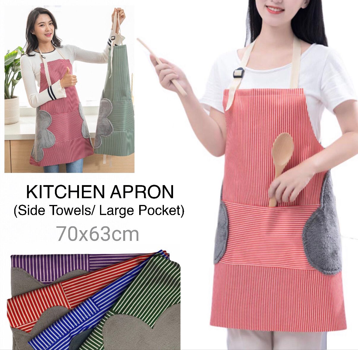 Apron W/Side Towels