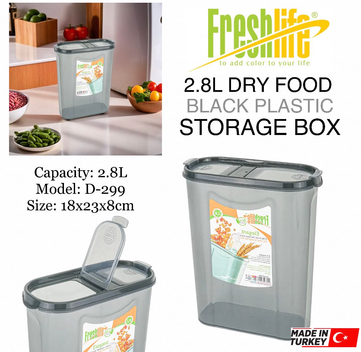 2.8L Storage Box