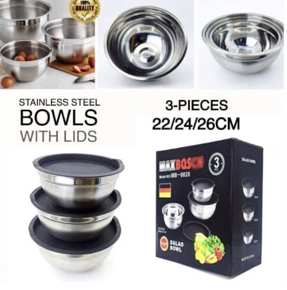 3-Pcs Bowls Set