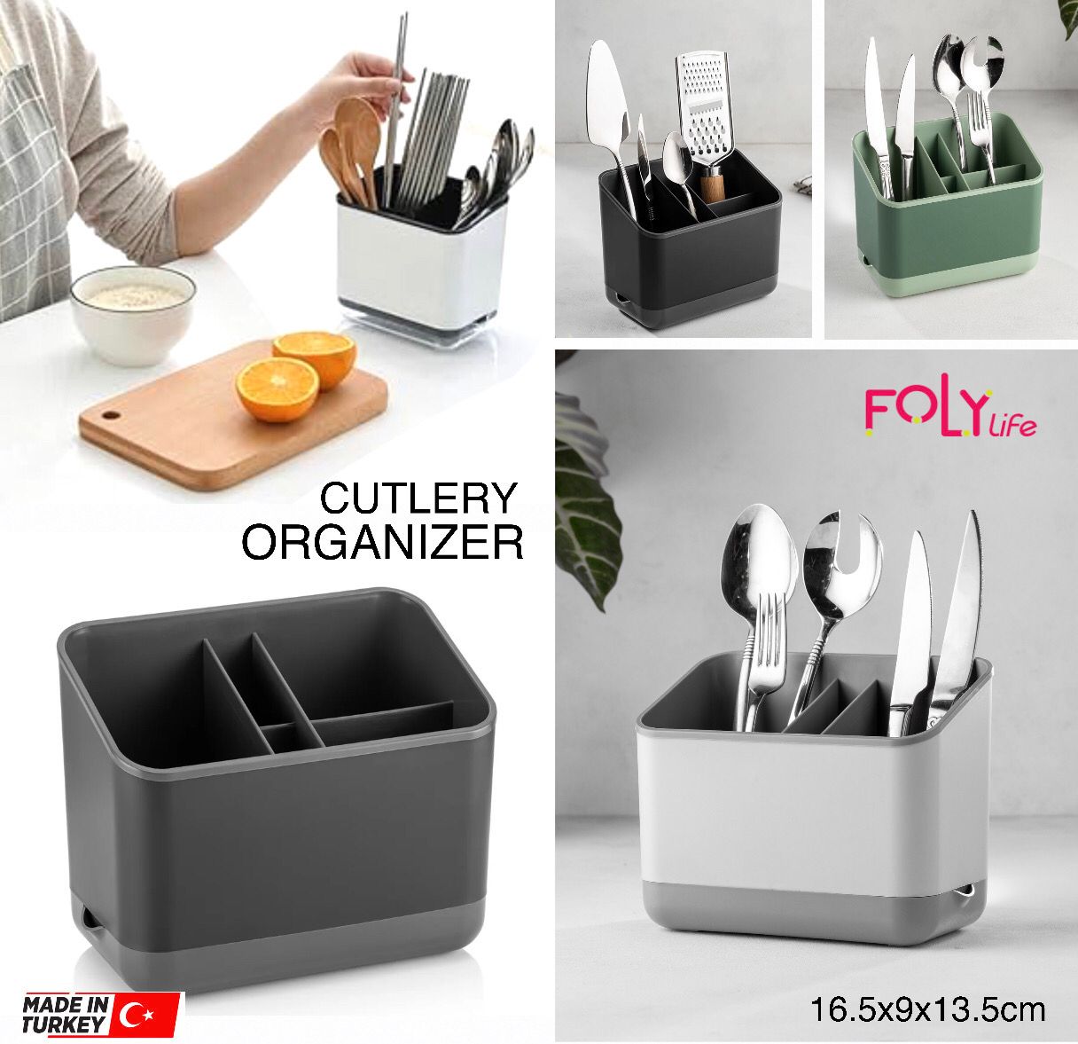 Folylife Cutlery Organizer