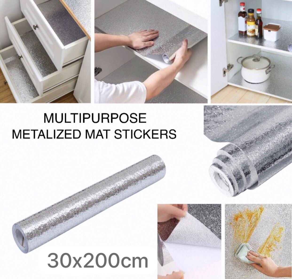 Metalized Stickers (30x200cm)