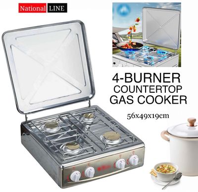 4-Burner Gas Cooker