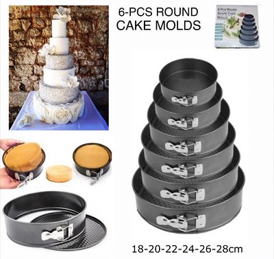 ​6-Pc Cake Molds