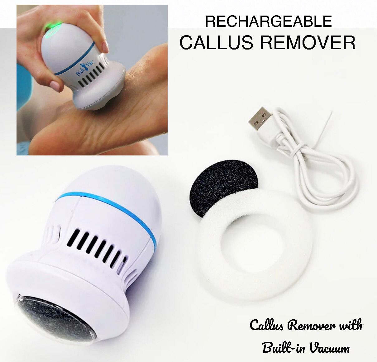 Rechargeable Callus Remover
