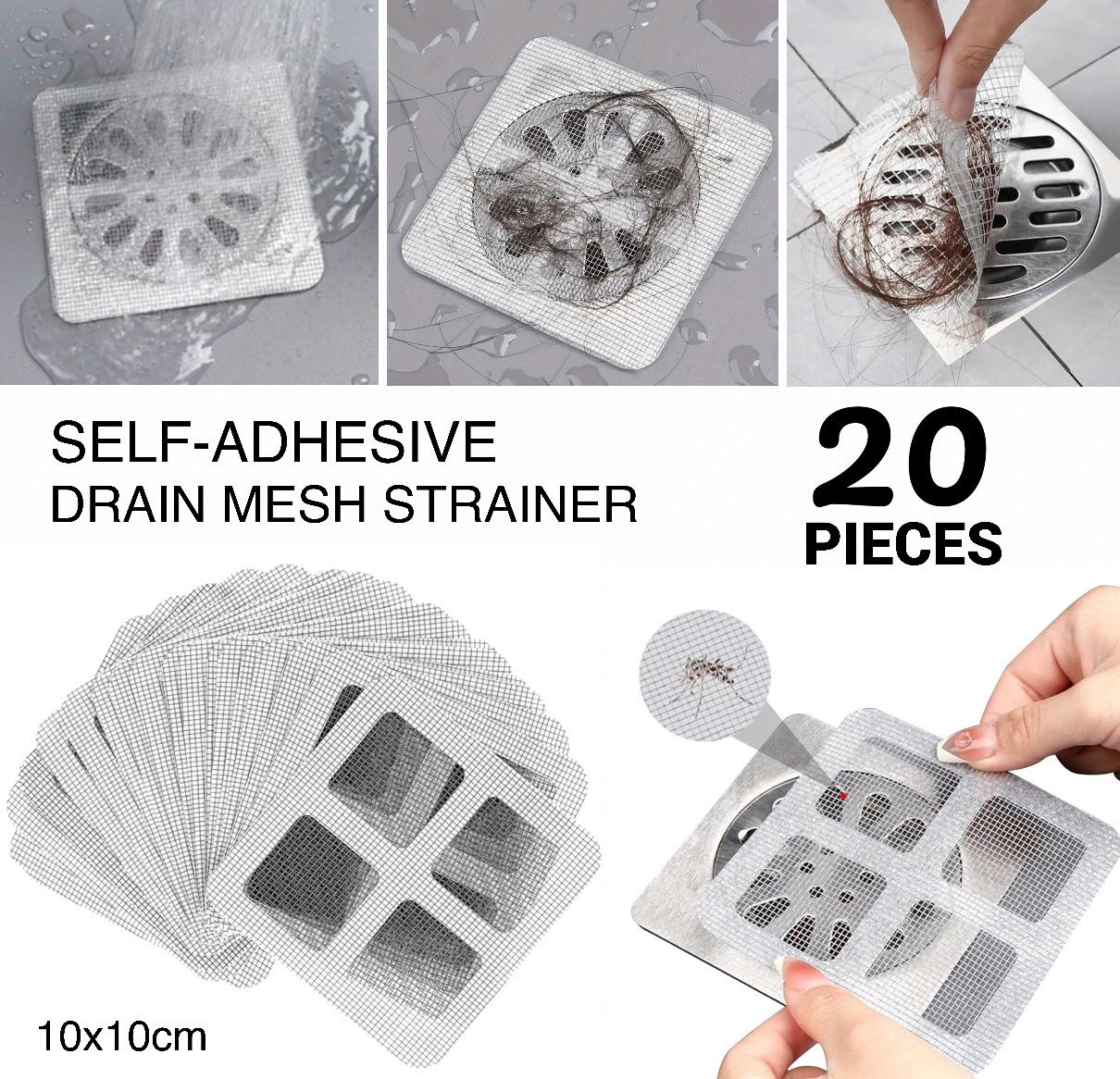 Drain Mesh Stickers