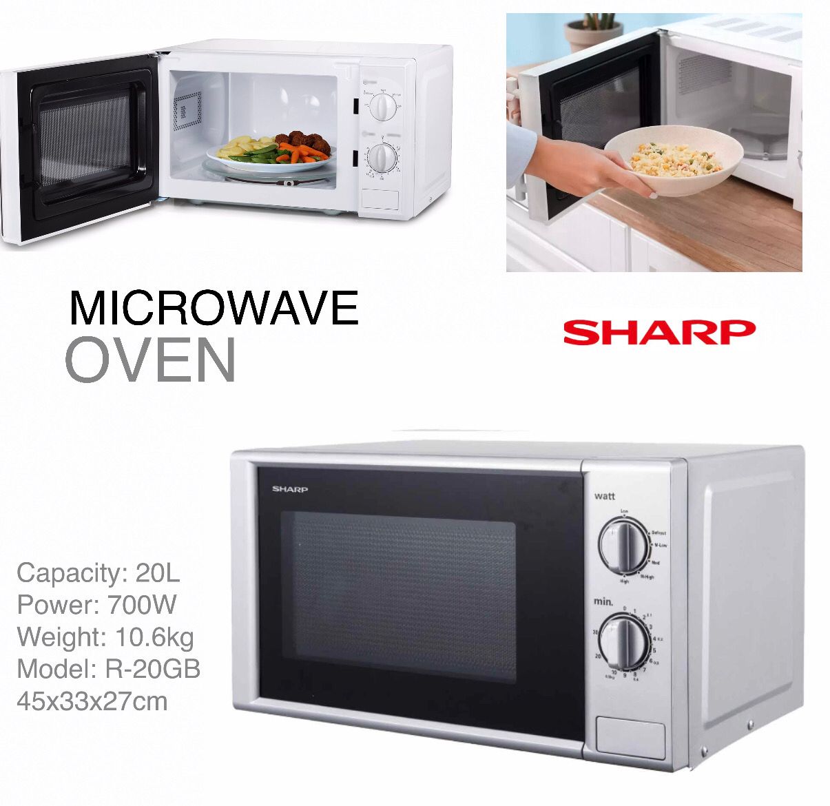 Microwave Oven (R-20GB)