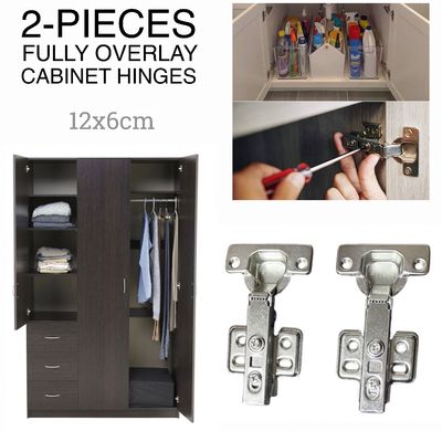 2-Pcs Cabinet Hinges