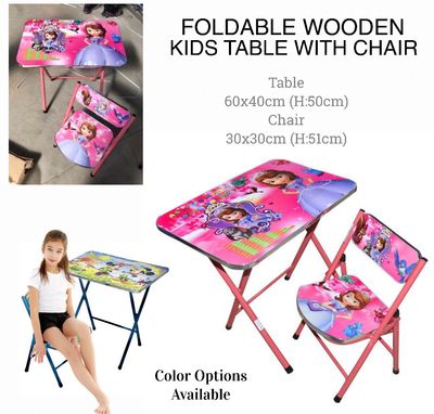 Kids Table &amp; Chair