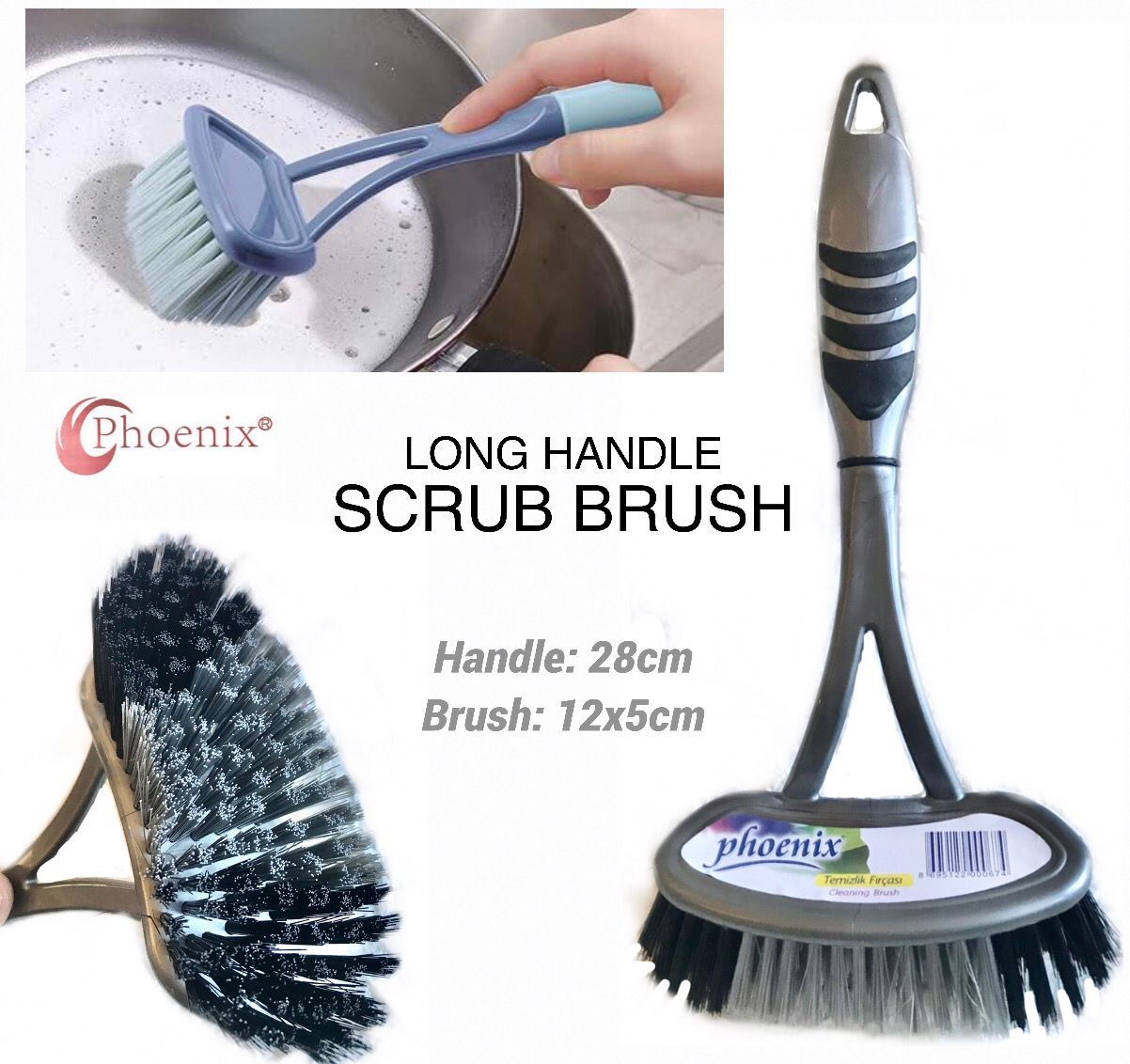 Scrub Brush W/Handle