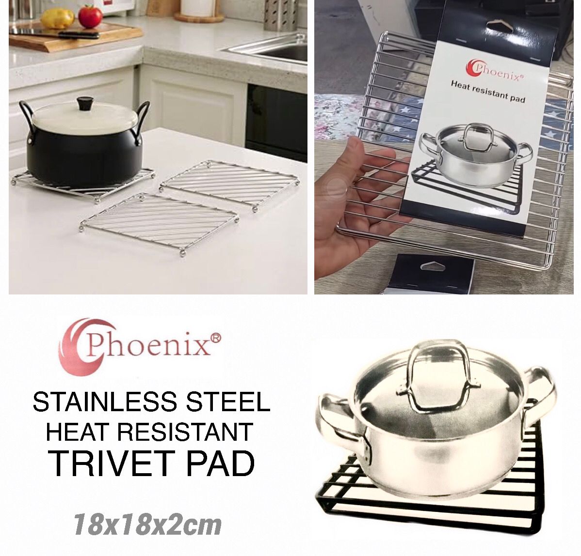 Metal Square Trivet
