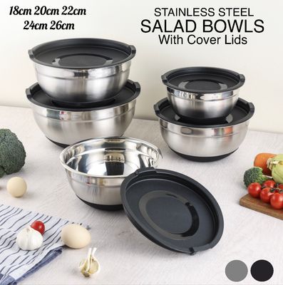5-Pcs Salad Bowls