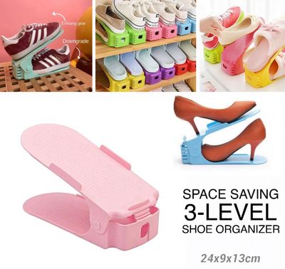 3-Level Shoe Rack
