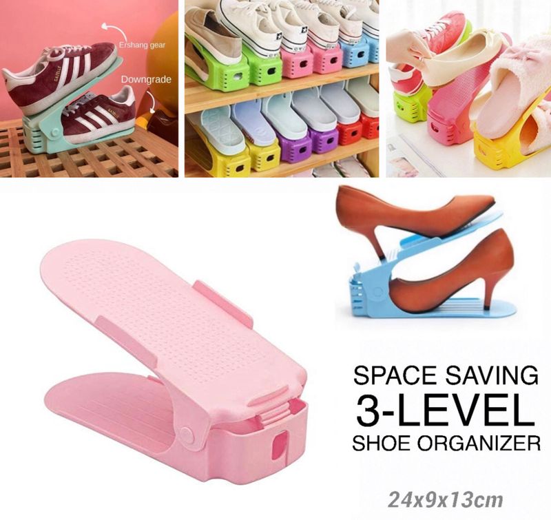 3-Level Shoe Rack