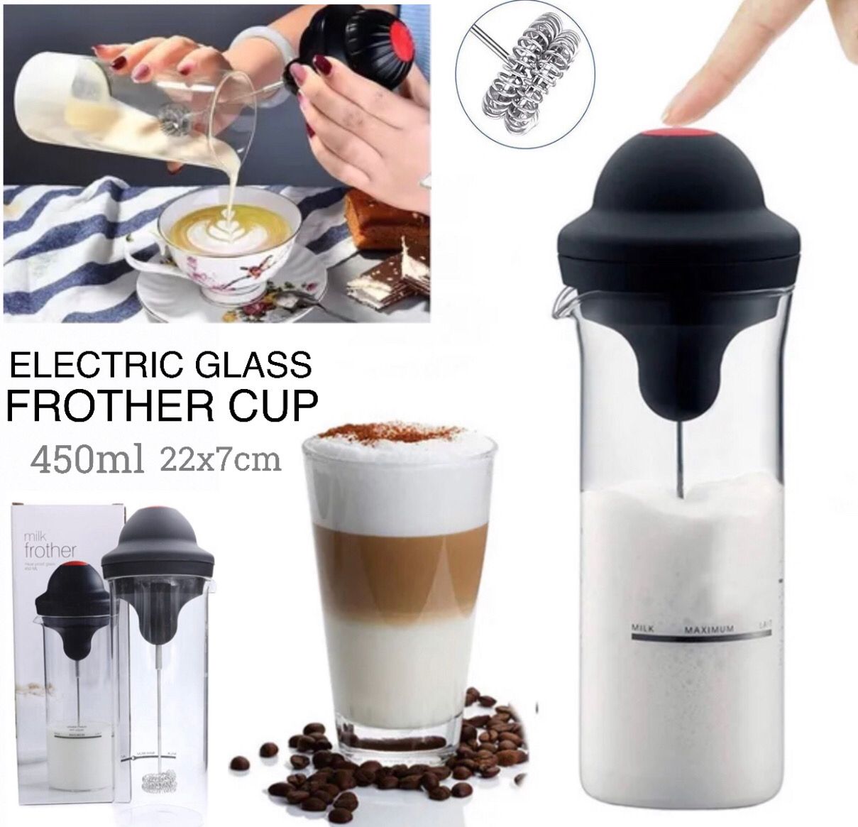 Electric Frother Cup