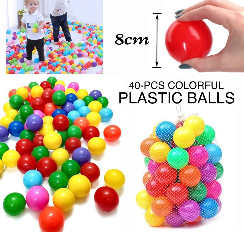 40-Pc Plastic Balls
