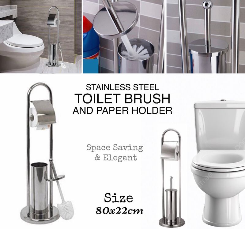 Toilet Brush &amp; Paper Holder