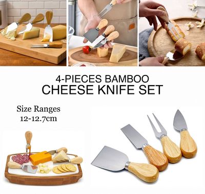 4-Pc Cheese Knives