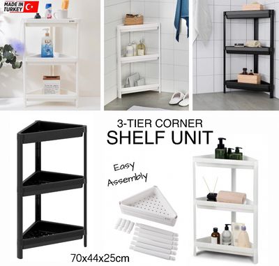 3-Tier Corner Shelf