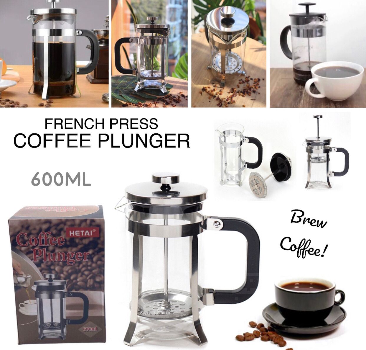 Coffee Plunger (350ML)