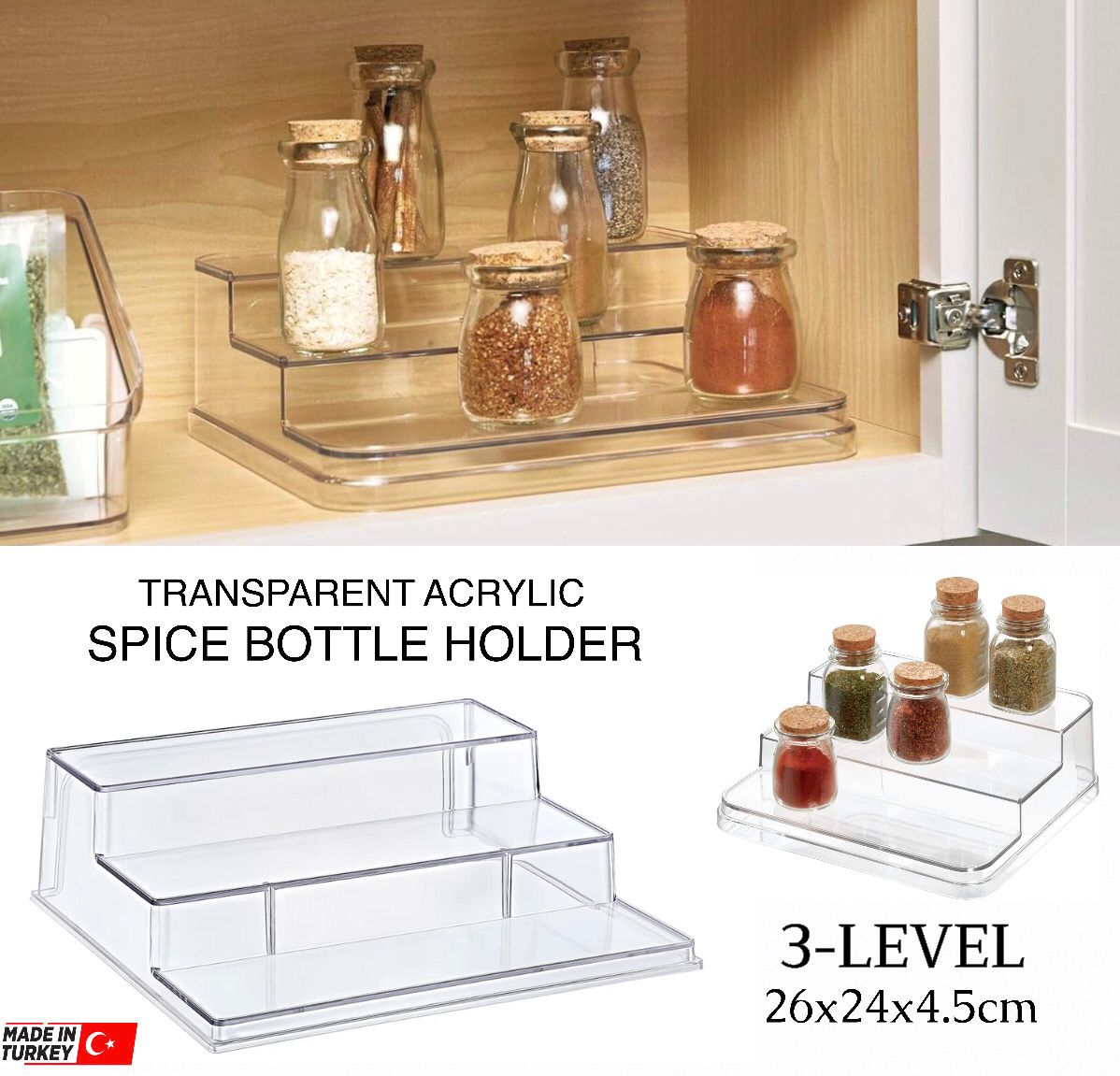 3-Level Spice Rack (EP-629)