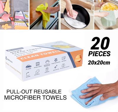 20-Pc Cleaning Cloth