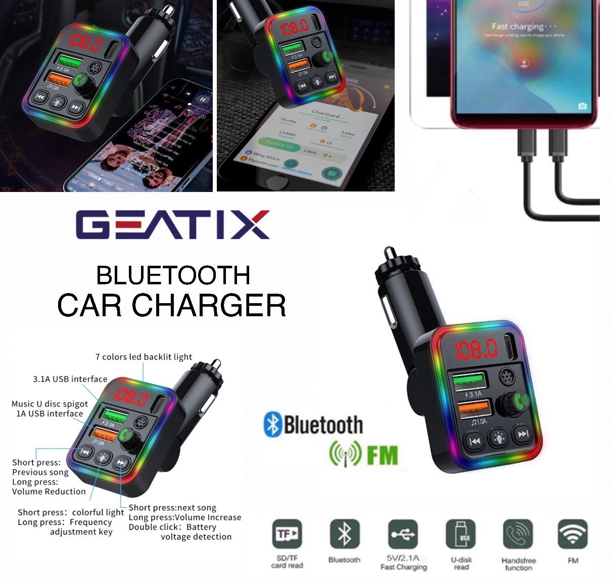 Bluetooth Car Charger