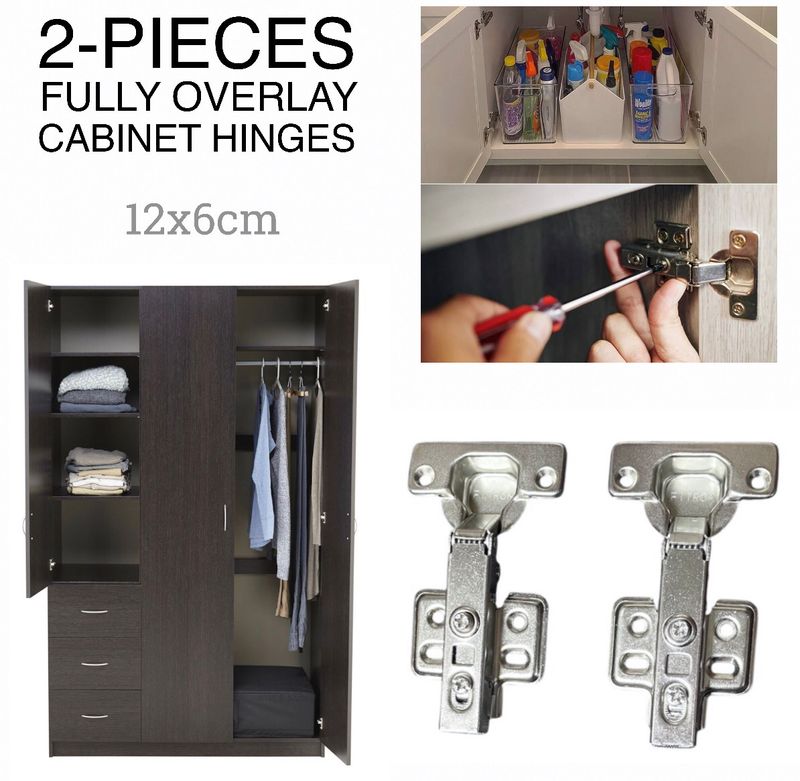 2-Pcs Cabinet Hinges
