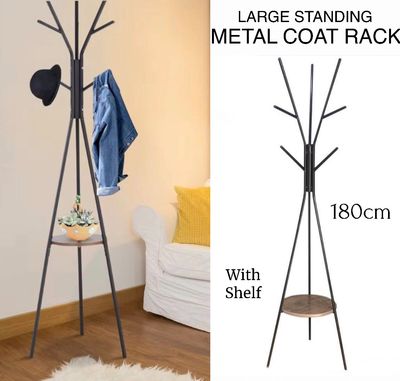 Coat Rack With Shelf