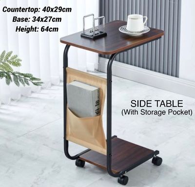 Side Table With Pocket