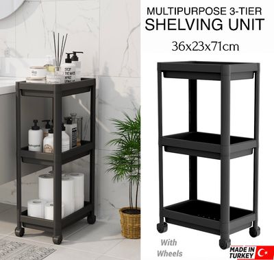 3-Tier Shelving Unit (OM-0626)