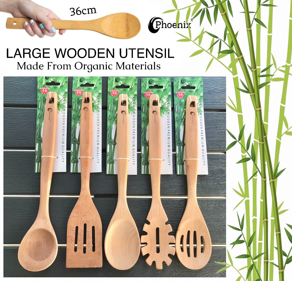 1-Pc Wooden Utensil