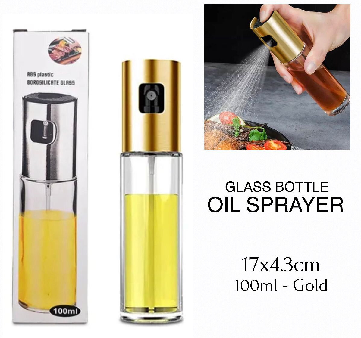 Oil Sprayer 100ml (Gold)