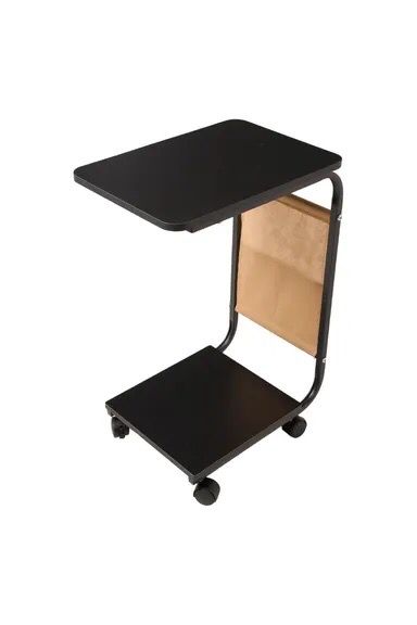Side Table With Pocket (Black)