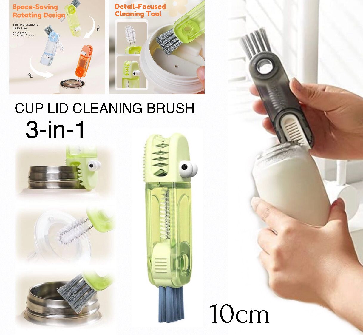 3-in-1 Cup Brush