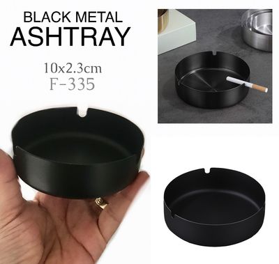 Black Metal Ashtray