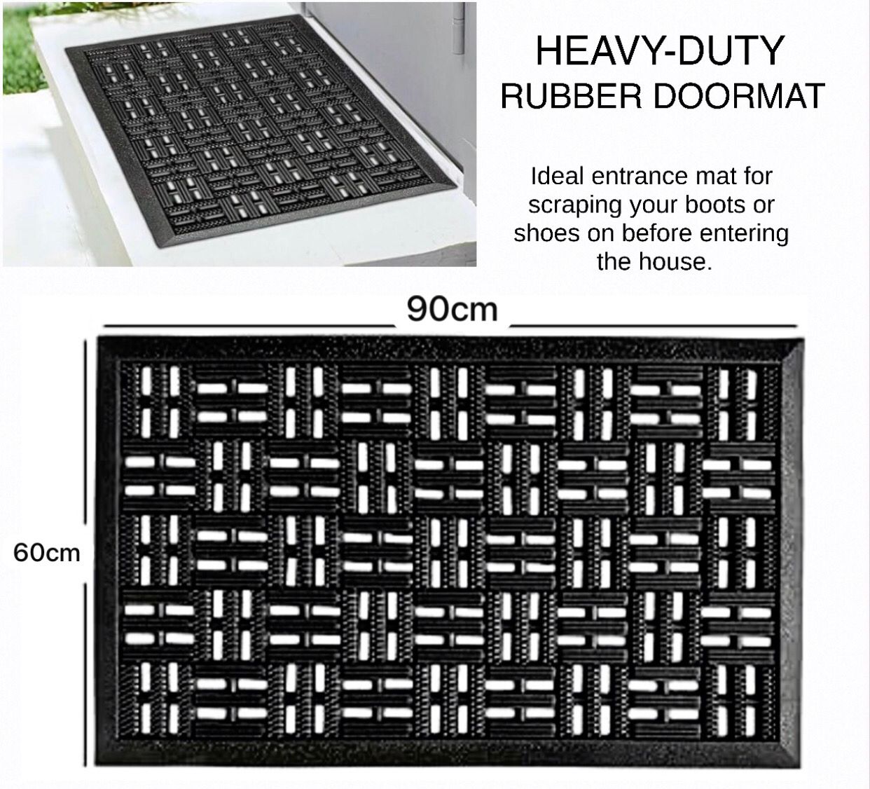 Large Rubber Doormat