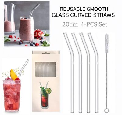 Clear Glass Straws
