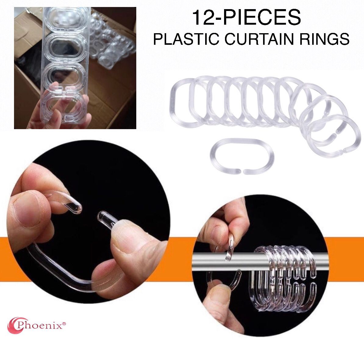 Shower Curtain Hooks