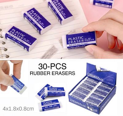 30-Pcs Erasers (2B)