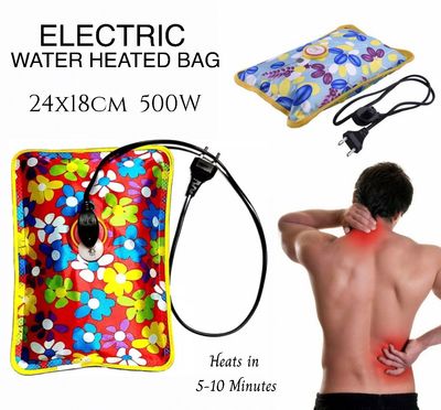 Electric Heating Water Bag (Random Color)
