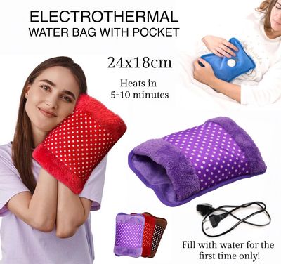 Electric Water Heating Bag (Pocket-Dotted)