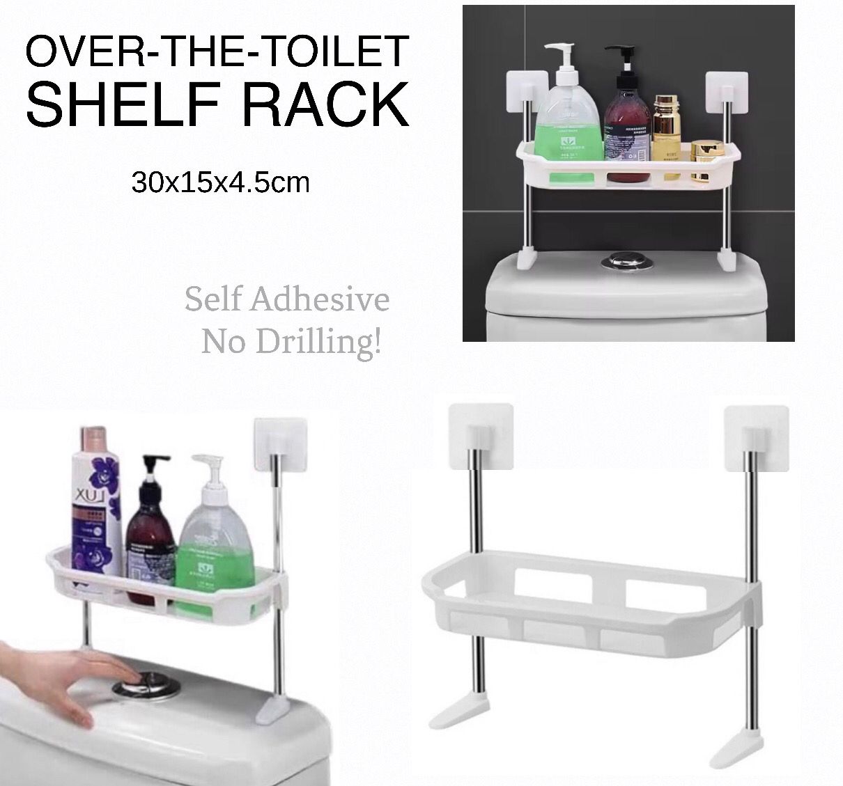 Over Toilet Rack (1-Tier)