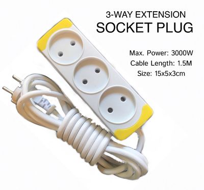 3-Way Extension Socket