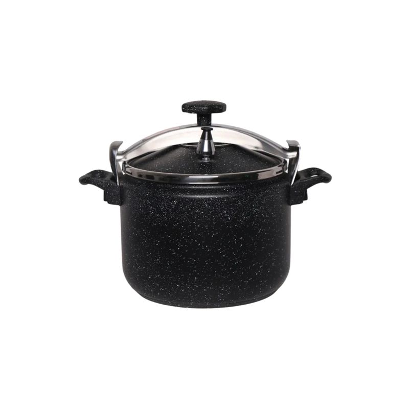 Phoenix Non-stick Marble Professional Granite Pressure Cookware (Black color)